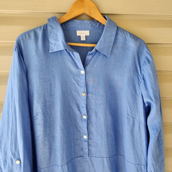 J. Jill 100% linen shirt tunic size 2X - Picture 3 of 10